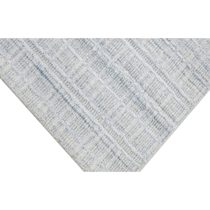 Area Rug in Light Blue, Rectangle 3' x 6'