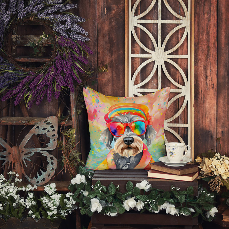  Coussin décoratif intérieur / extérieur en polyester Autre / Sans motif, 18 po x 18 po