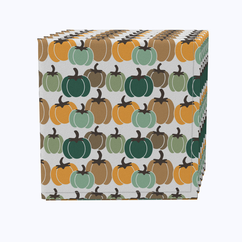 Cotton Abstract Square Napkin