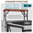 Small Computer Desk Folding Table - 35.8" Foldable Office Desk, No Assembly, Perfect For Small Spaces In Bedroom, Dorm, Or Apartment, Portable Mini Desk Or Study Table With Compact Design, Brown
