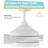 Blazer 72 in. 6 Blade Matte White Ceiling Fan with Remote Control, Dimmable LED Light Kit, and Reversible Motor-71371382-71371383