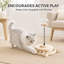 Ballon interactif pour chat avec trou d'alimentation de 0,7 pouce