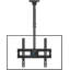 Support pour téléviseur fixé au plafond - Support pour téléviseur inclinable et pivotant réglable pour écrans de 26 à 65 pouces - Support de toit mobile tout autour avec une capacité de charge de 50 kg, norme VESA 400 x 400 mm