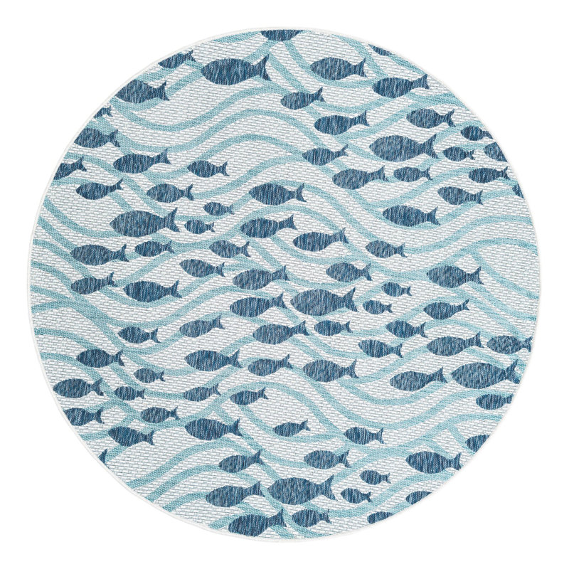 Indoor / Outdoor Rug, Round 6'1"