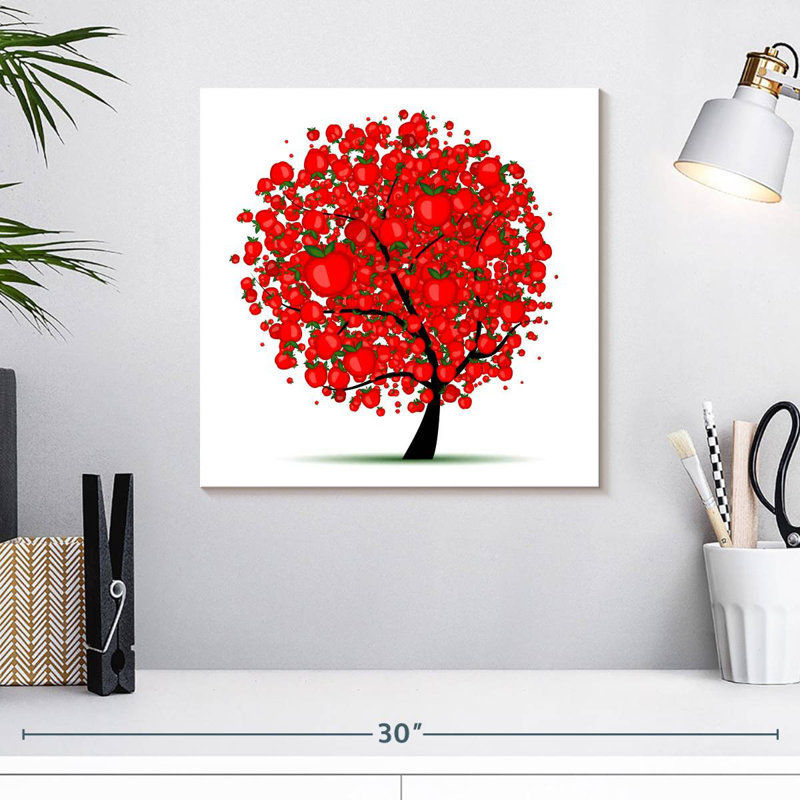 Harnek Red Apple Tree, 16" H x 16" W