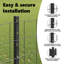 Vidaxl Fence With Posts Steel-116797934-116797938