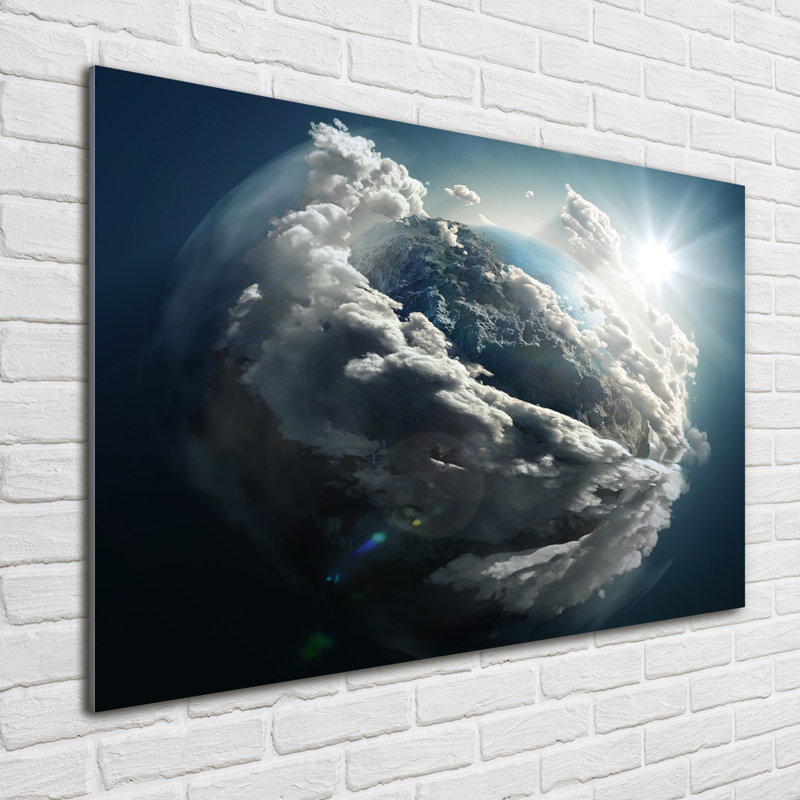 Planet Earth - No Frame Print on Glass