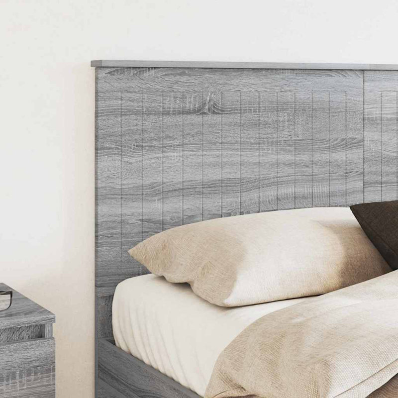 Panel Headboard, EU Double - 150 x 200 cm, Grey Sonoma