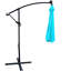 Parasol de terrasse solaire 10 pi - imperméable, 8 nervures robustes, manivelle, base croisée pour terrasse de jardin, terrasse extérieure, cour, bord de piscine-952607442