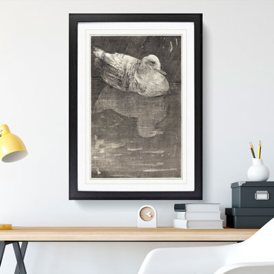 Floating Duck by Theo Van Hoytema - Picture Frame Painting