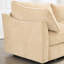 En forme de U à 4 places avec 2 repose-pieds mobiles, 6 rangements modulaires escamotables sous les sièges, chenille de blé, bordures de coussin passepoilées, structure en forme de croissant douce et résistante à l'usure, siège avec accoudoirs intégré-1998411264