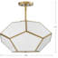 Brier 3 Light Glass Semi-Flush Mount Convertible Light-1337574327