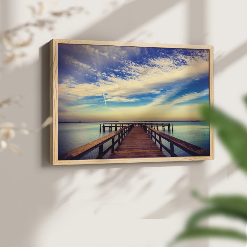 Sunrise Magic -Framed Print - Restickable, Natural, 11" H x 14" W