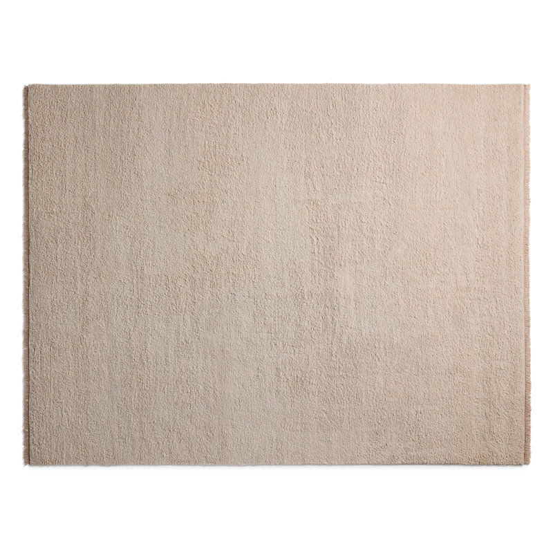 Shadow Play Handmade Shag Wool Area Rug, Rectangle 9' x 12', Mink
