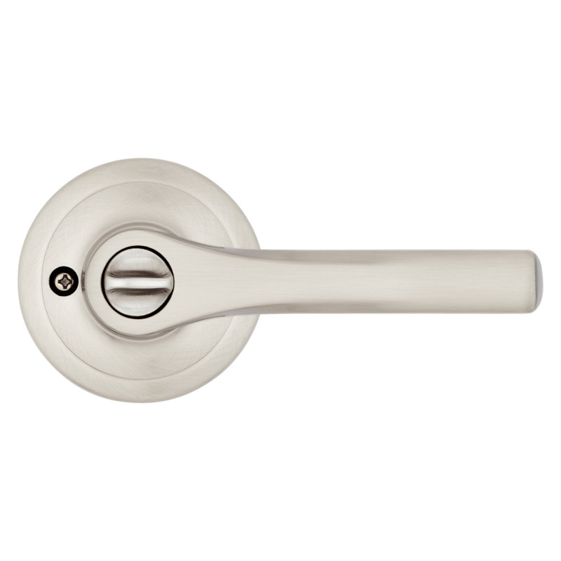 Henley Bed/Bath Lever, Satin Nickel
