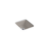 IronTones® 17" L x 18-3/4" W x 8-1/4" Top-Mount/Under-Mount Single-Bowl Kitchen Sink