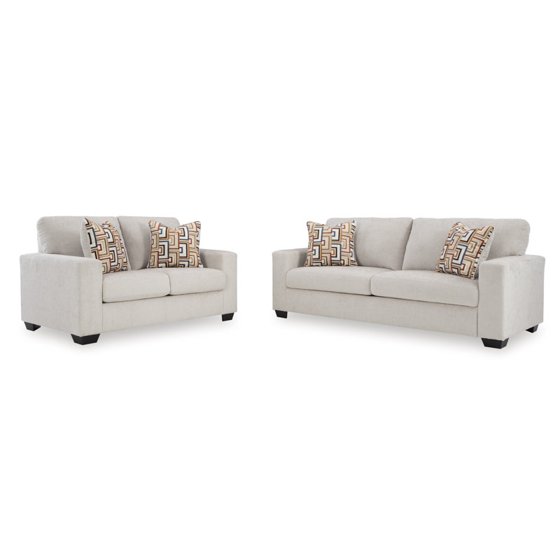 Ensemble de revêtement 2 pièces Kleban, White