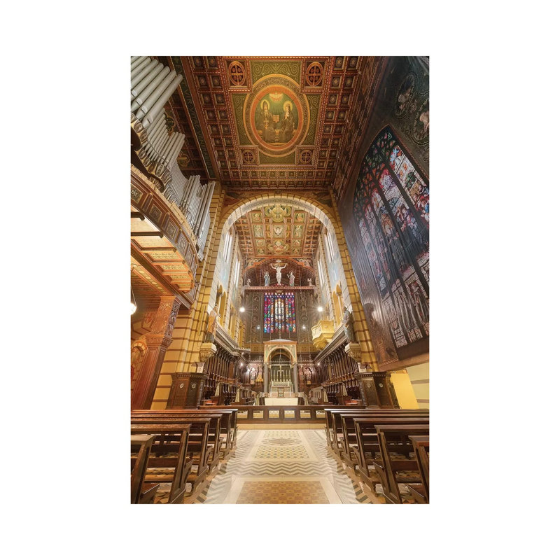 Inteinterior Of The Cathedral III - Wrapped Canvas Print, 101.6 cm H x 66.04 cm W x 3.175 cm D
