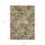 Tapis extérieur lavable abstrait taupe 5 pi x 8 pi beige