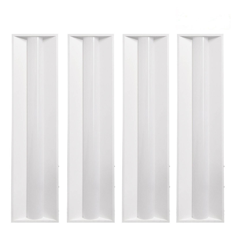Panneau lumineux 1X4 DEL Troffer 15W / 20W / 25W / 30W / 40W 5200LM 3500K / 4000K / 5000K / 5700K / 6500K Plafonnier à DEL à intensité variable pour le bureau, ETL DLC