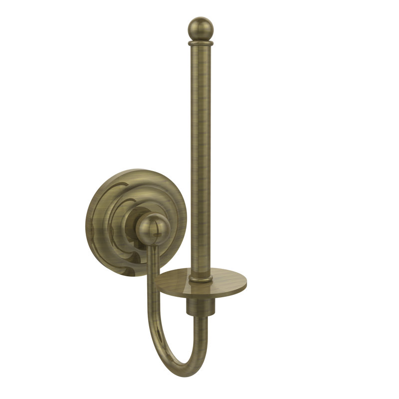 Porte-papier hygiénique sur pied leamore, Laiton antique