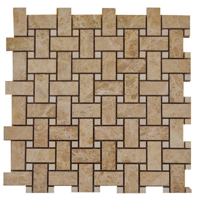 BASKET WEAVE MOSAIC POLISHED