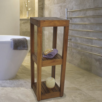 The Original Sula Square Three-Tier Bath Stand