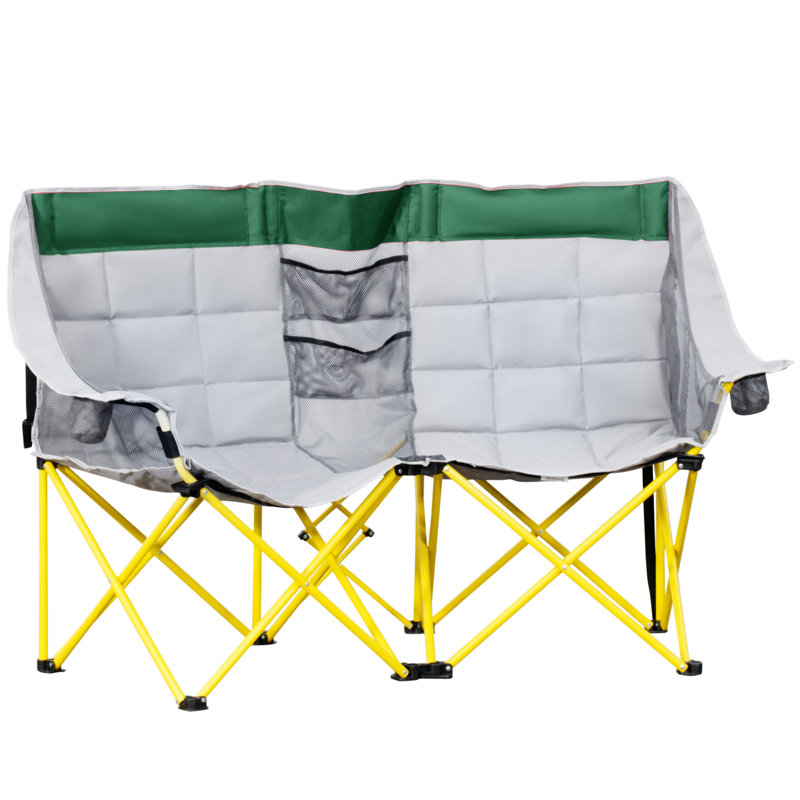 Chaise de camping de style causeuse Outsunny (excluant la table)