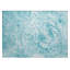Tapis extérieur lavable antidérapant 2 pi x 3 pi bleu sarcelle