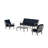 Oxford 4-Piece Deep Seating Set with Sofa-88752633-88752648