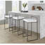 Tabouret de bar et de comptoir empilable Ernestine-701072300-701072312