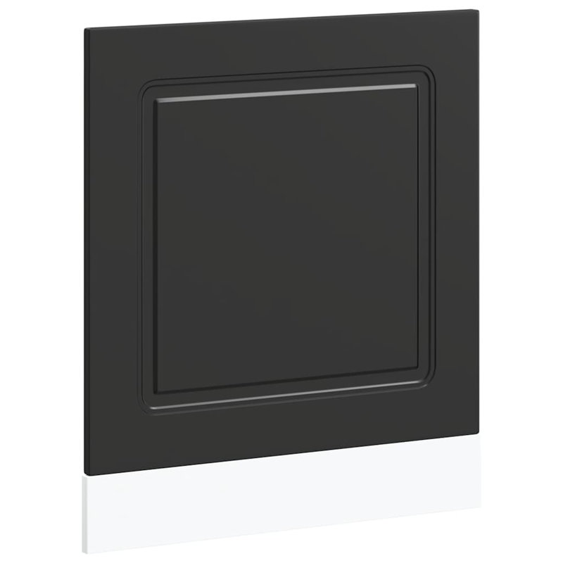 Dishwasher Panel Kalmar Artisan Oak 1.5X67 Cm Engineered Wood, Black, 67cm H x 60cm W x 1.5cm D