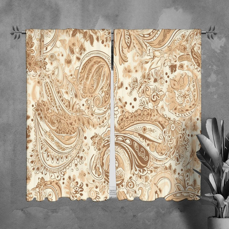 Kiyel Room Darkening Curtain Pair, 40" W x 61" L