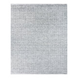 Jaipur Living Mugler RIZ05 Handknotted Geometric Ivory and Gray Area Rug (10'x14')