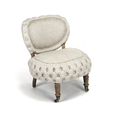 Sylvie Upholstered Slipper Chair