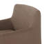 Chaise avec accoudoirs rembourrée Meera