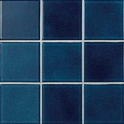 Biyusai Grid Glazed Ceramic Tile