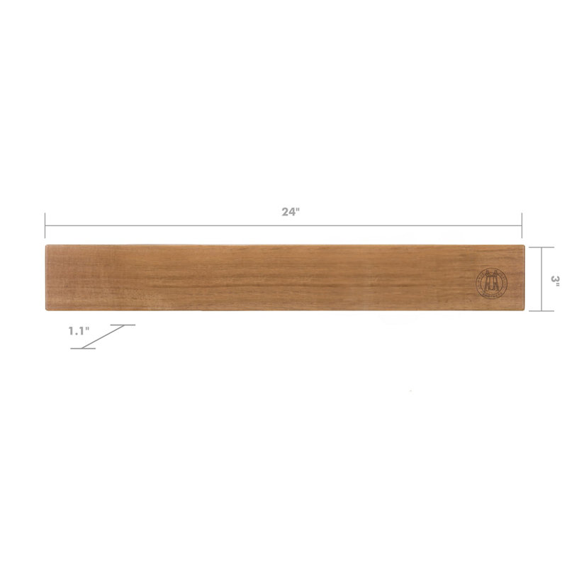 Schmidt Brothers Cutlery Schmidt Brothers™ Cutlery Acacia 24" Wall Bar