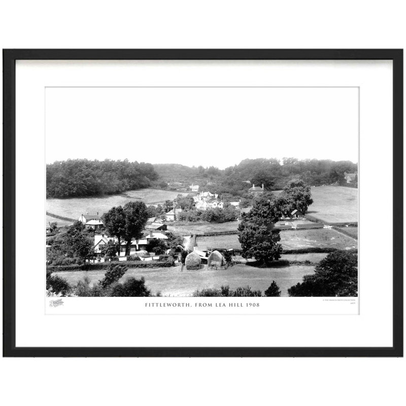 Fittleworth, From Lea Hill 1908 by Francis Frith - Single Picture Frame Print, 40cm H x 50cm W x 2.3cm D