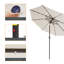Parasol de marché éclairé 108 po Donyel-1789839465