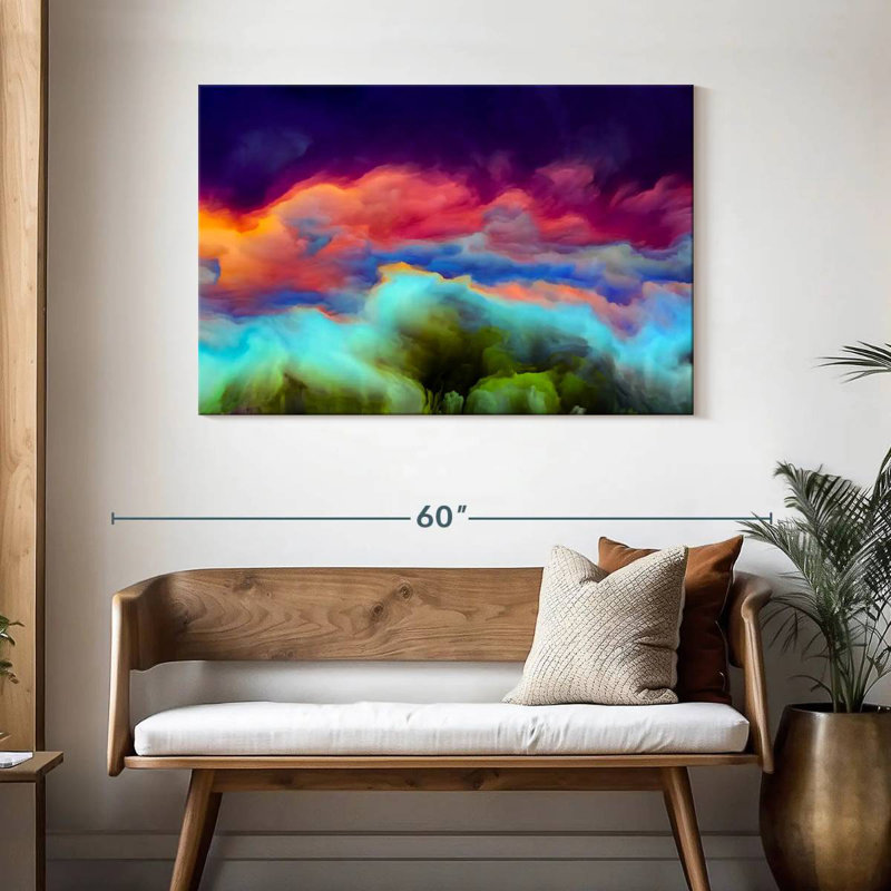 Nuage coloré Avery, H 30 po x l 45 po