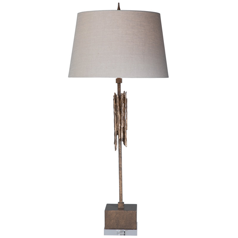 Frozen Metal Table Lamp