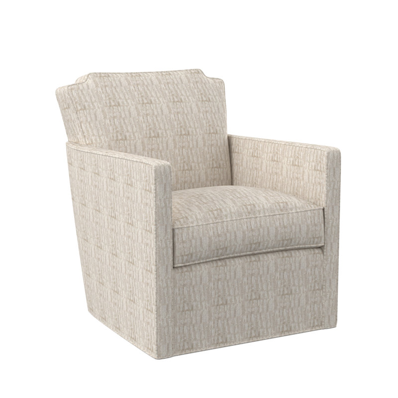 Chaise pivotante Elise, Viscose brouillards blancs