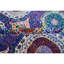 Hand Knotted Geometric Area Rug in Red/Purple/Pink/Navy-2121908145