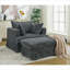 Chaise longue inclinable avec repose-pieds xpiyaer-343854349
