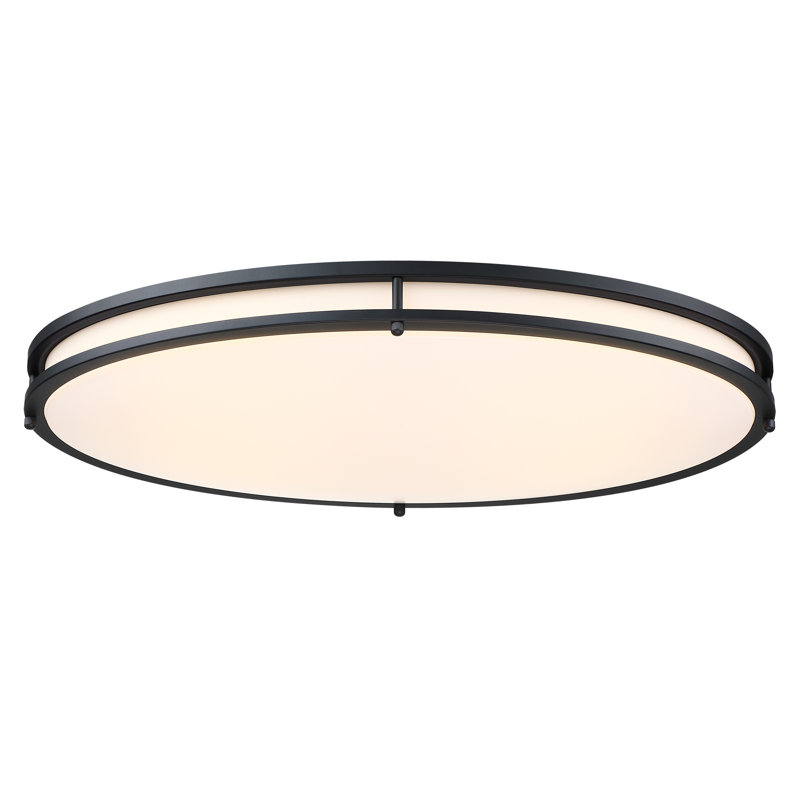 Selectable LED 3000K/4000K/5000K Flush Mount Ceiling Light, Brushed Nickel