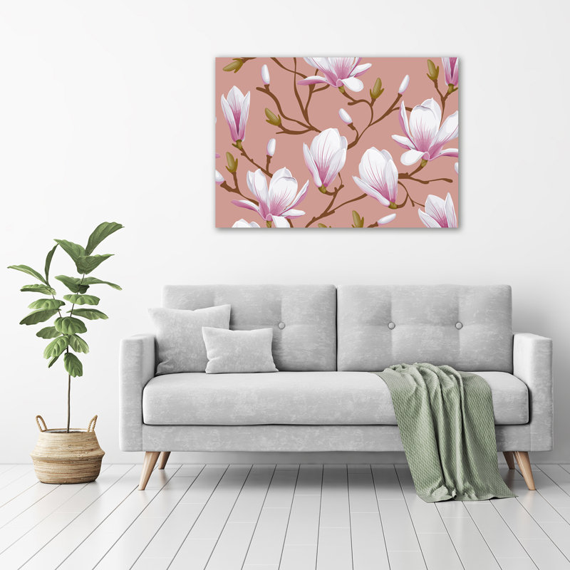 Magnolia - No Frame Print on Canvas