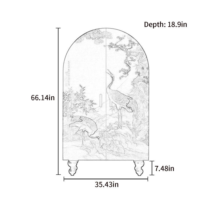 Armoire-penderie moderne à deux portes