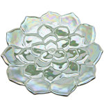 Godinger Floral Porcelain China Chips and Dip Platter