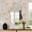 Asymmetrical Metal Framed Wall Accent Mirror-327276011-327276015